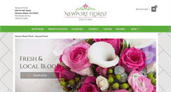 Desktop Screenshot of newportflorist.com